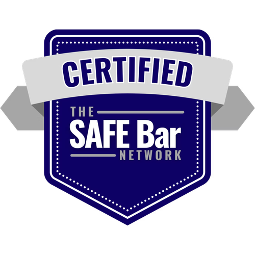 Certified member of The Safe Bar Network