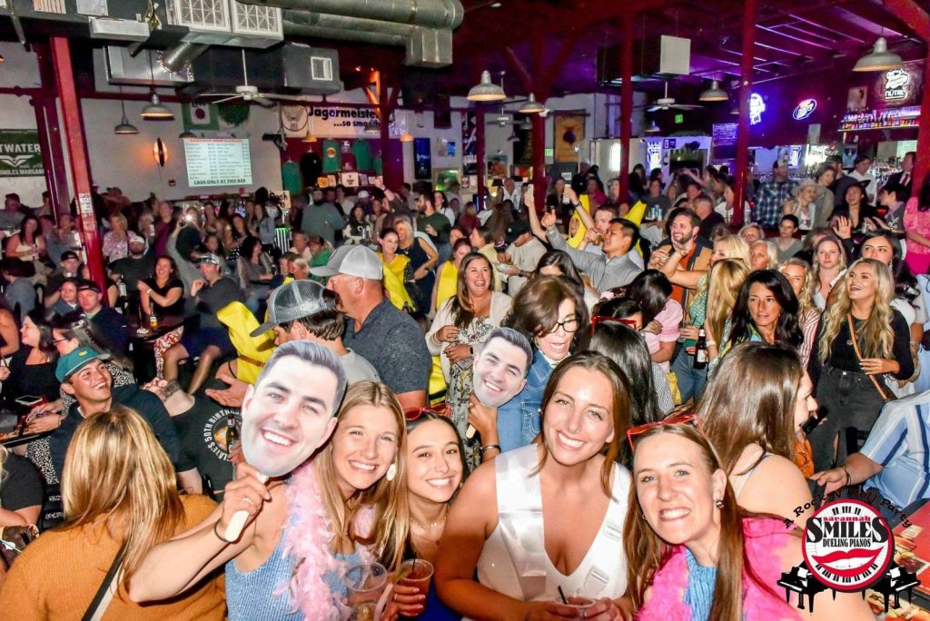 Packed house singing along