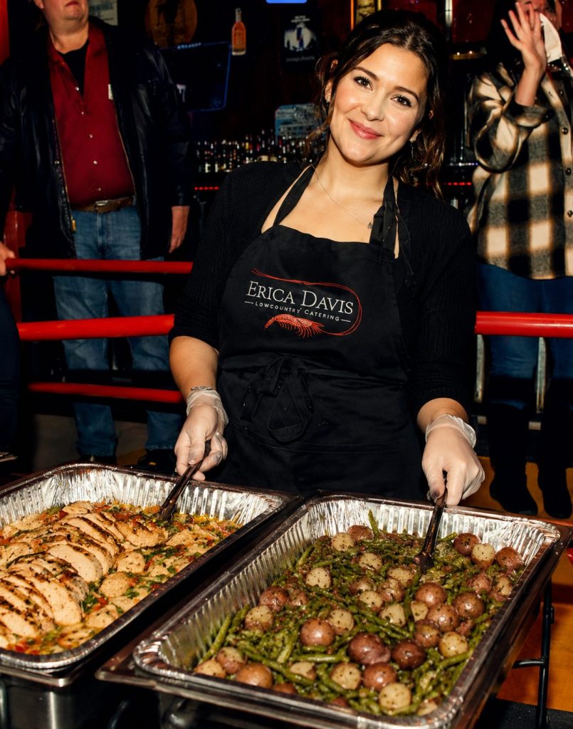Catered food served at a private event at Savannah Smiles Catered food served at a private event at Savannah Smiles