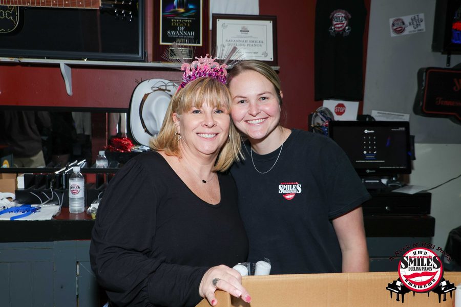 Laura and Sarah